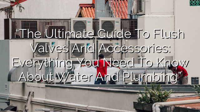 “The Ultimate Guide to Flush Valves and Accessories: Everything You Need to Know About Water and Plumbing”